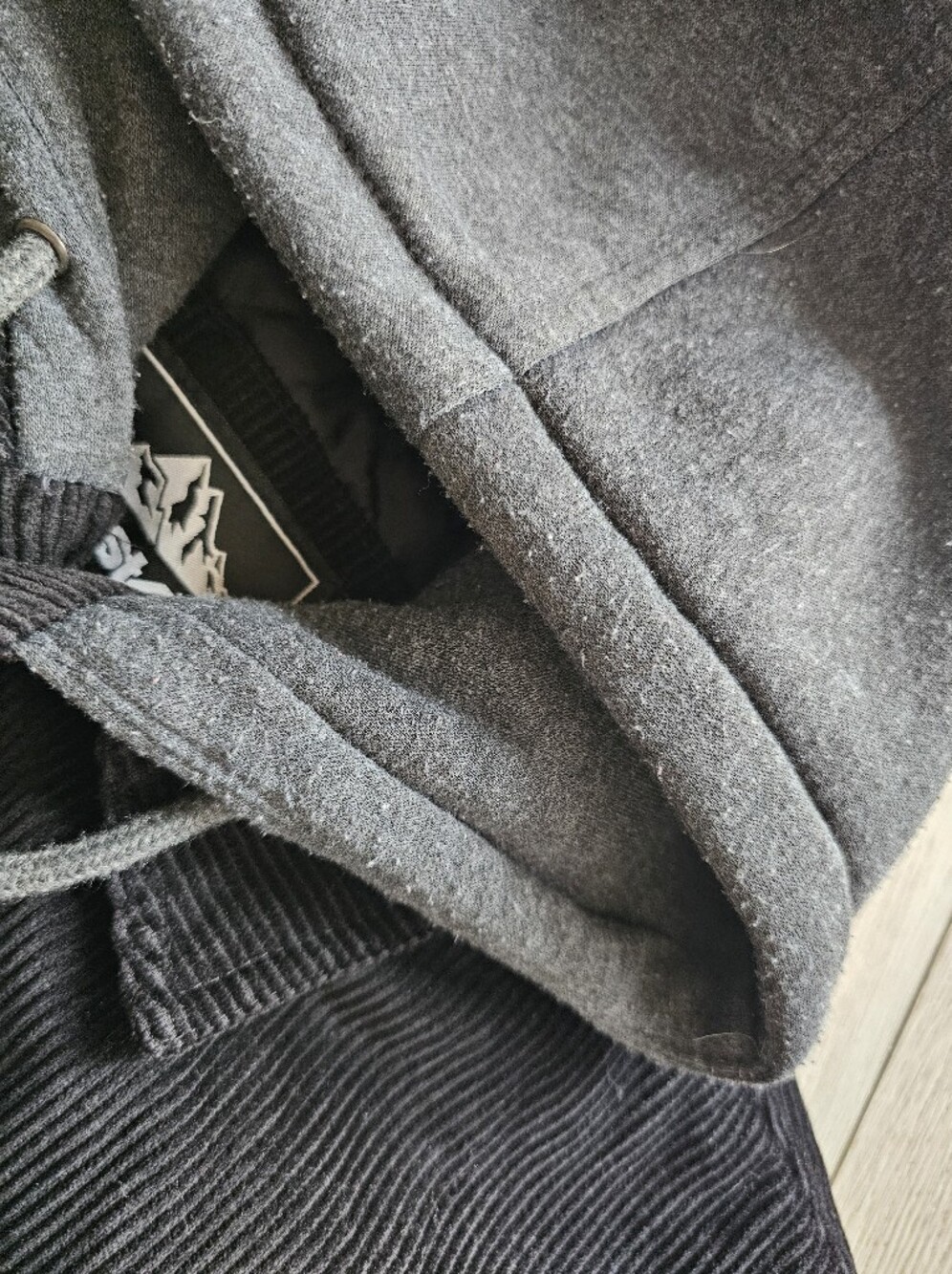 West 49 Corduroy Hooded Autumn Fall Jacket, Small - Picture 5 of 13